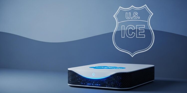 พนักงาน Salesforce กดดัน CEO ทบทวนดีลกับ ICE ท่ามกลางกระแสต้าน
