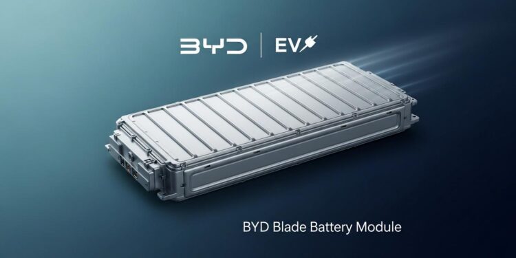 BYD เปิดตัวแบตเตอรี่ Blade ชาร์จไฟเต็มได้ใน 9 นาที เร่ง EV โต