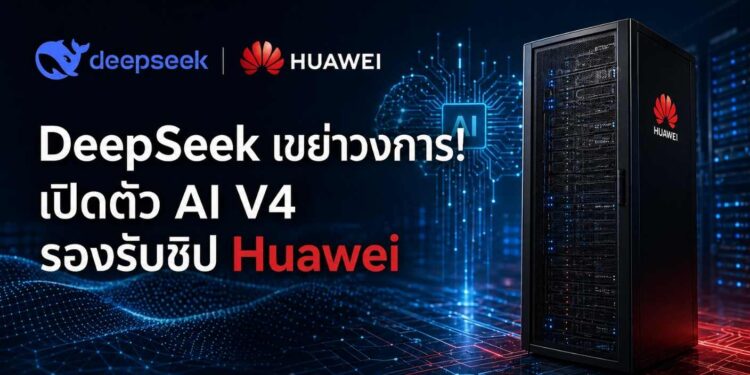 DeepSeek เขย่าวงการ! เปิดตัว AI V4 รองรับชิป Huawei