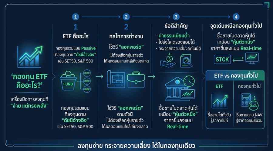 กองทุน ETF คือ อะไรกันแน่?