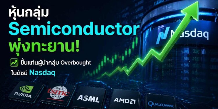 หุ้นกลุ่ม Semiconductor พุ่งทะยาน! ขึ้นแท่นผู้นำกลุ่ม Overbought