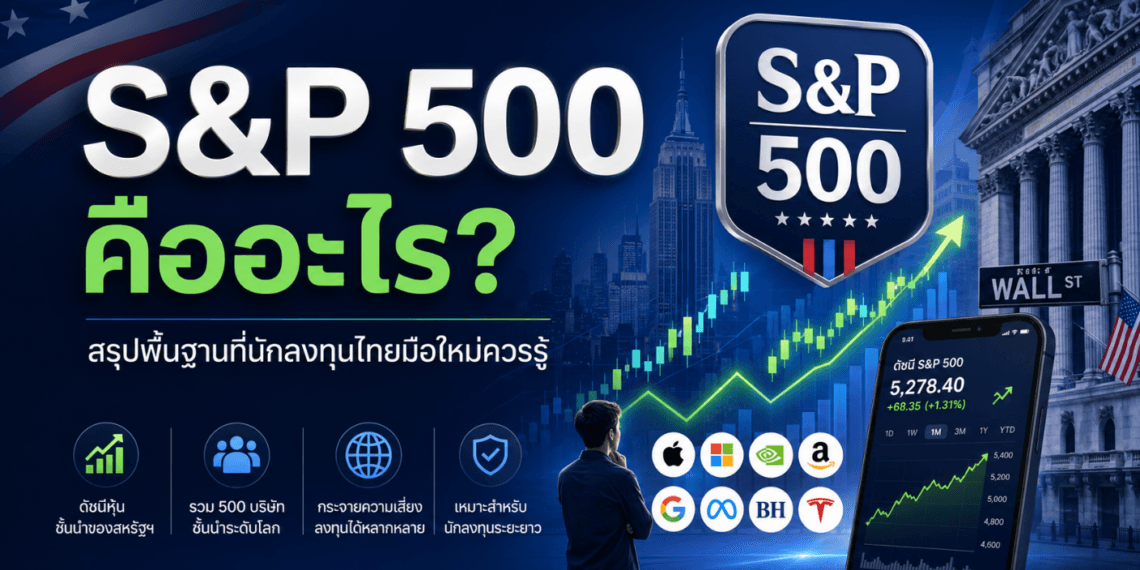 S&P 500 คืออะไร? สรุปพื้นฐานที่นักลงทุนไทยมือใหม่ควรรู้